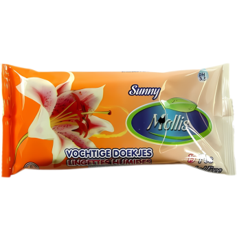Mollis - Wet Wipes Sunny 15 Stk.
